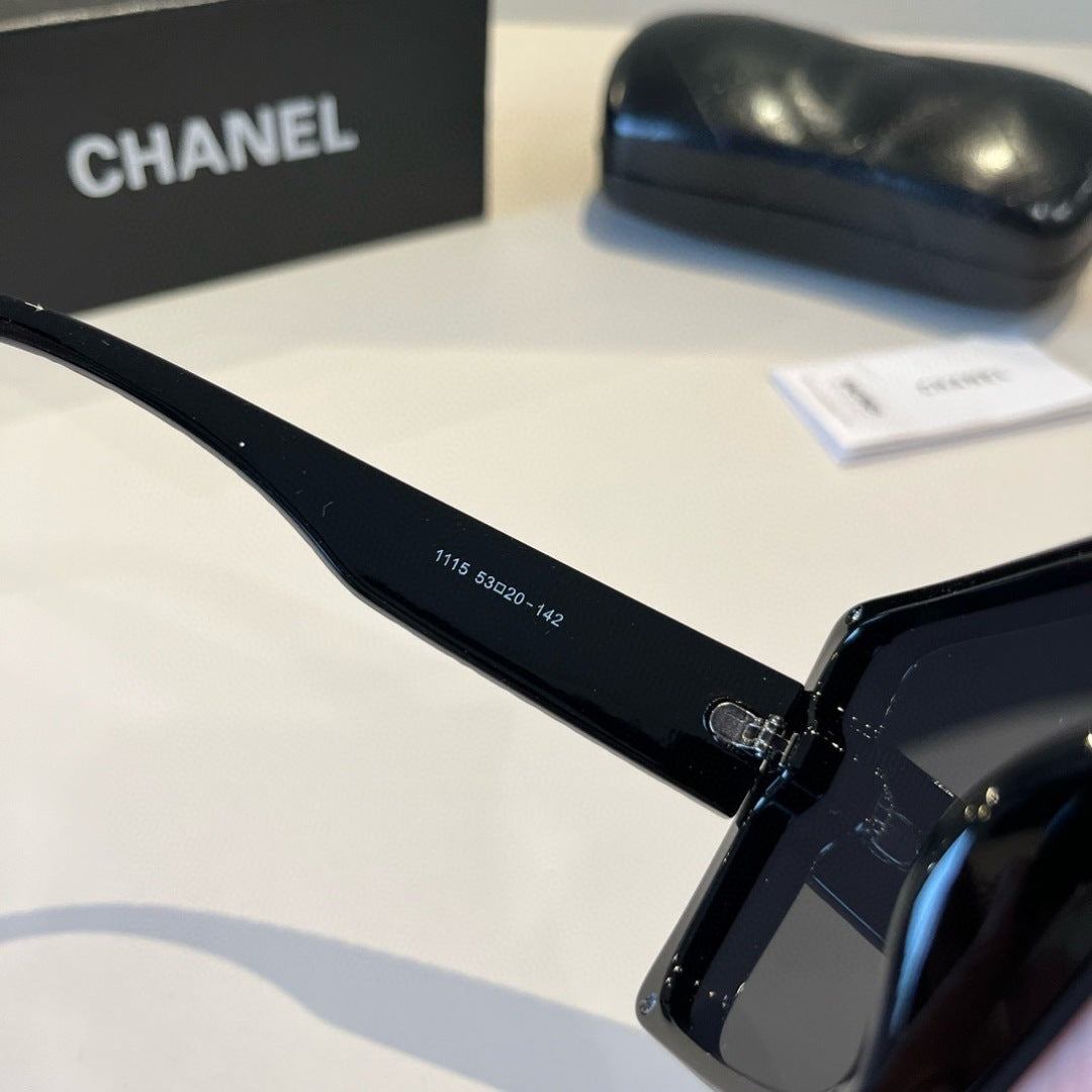 Chanel Square Black Lens Sunglasses for Men & Women - 371856 - detail image 9
