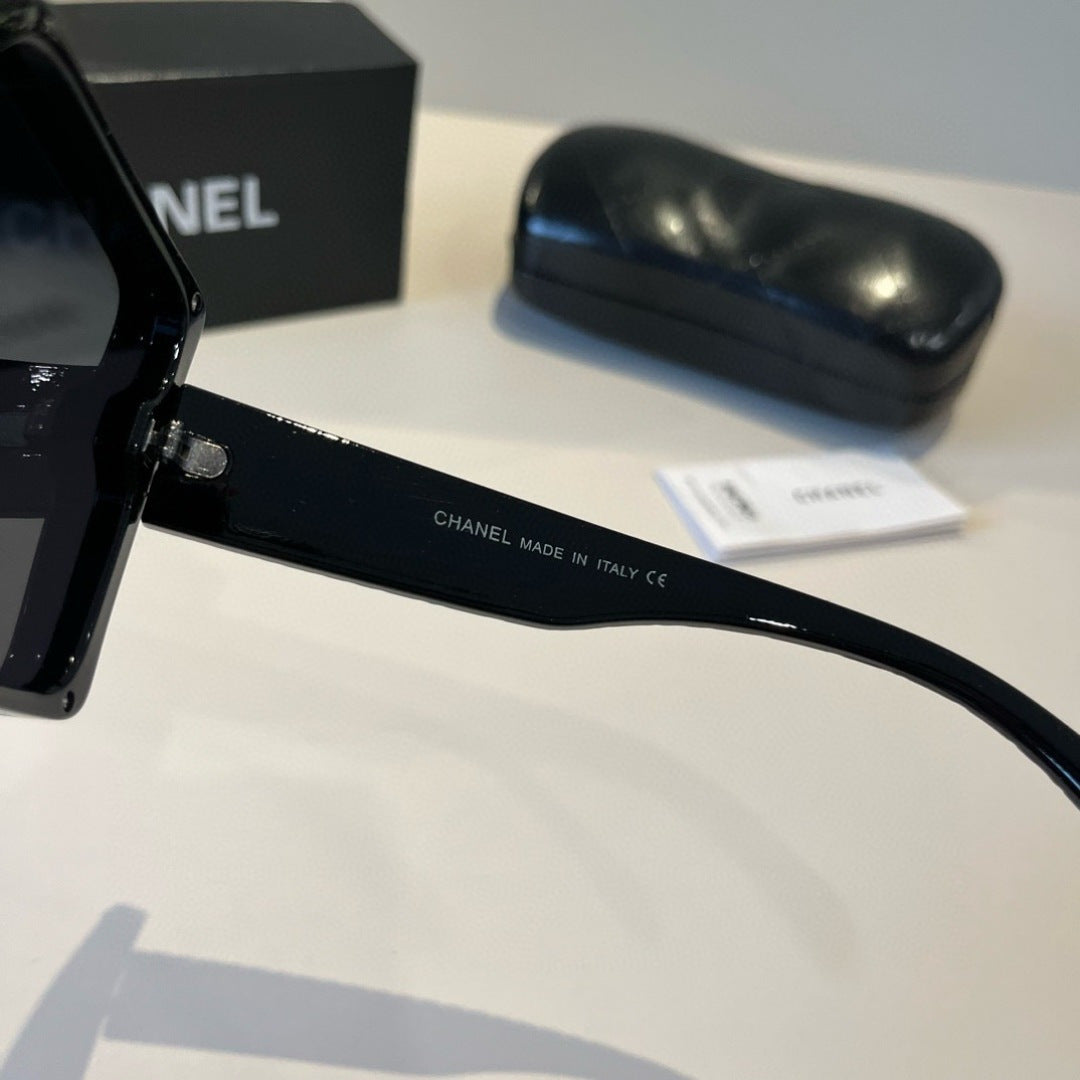 Chanel Square Black Lens Sunglasses for Men & Women - 371856 - detail image 10