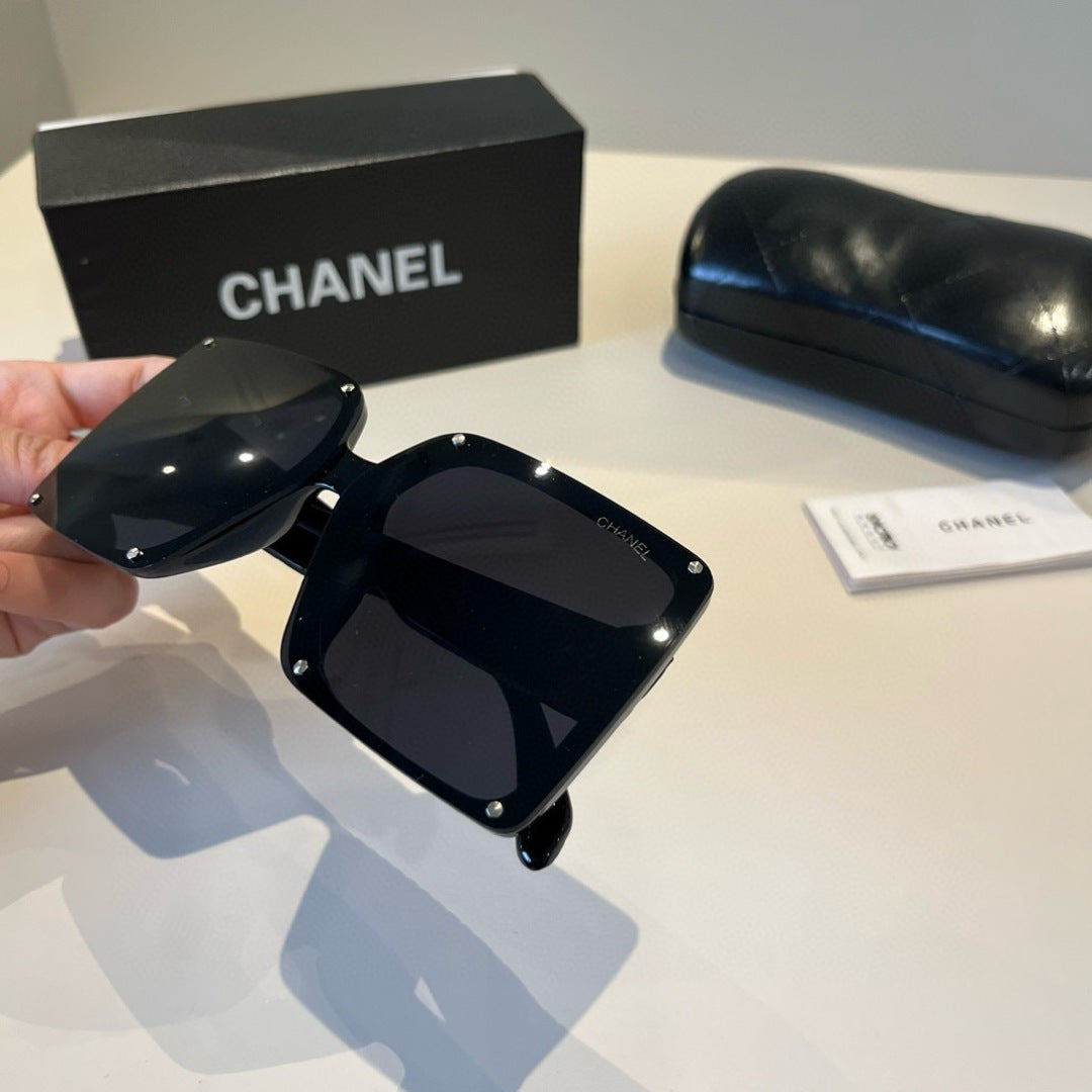 Chanel Square Black Lens Sunglasses for Men & Women - 371856 - detail image 5