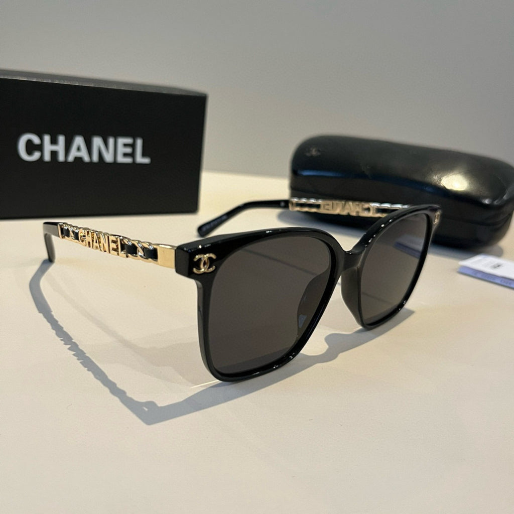 Chanel Fashion Black Lens Sunglasses for Men & Women - 371858