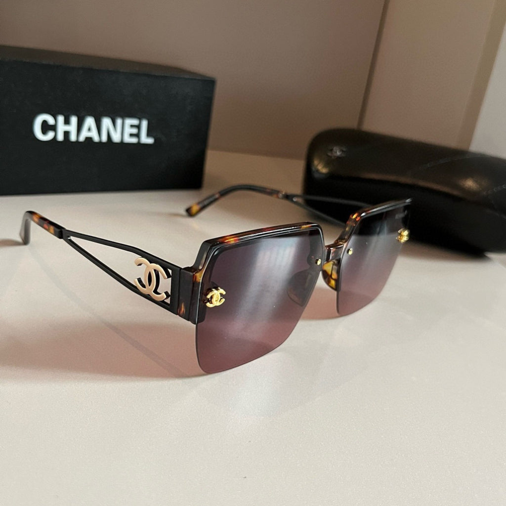 Chanel Fashion Red Lens Sunglasses for Men & Women - 371860