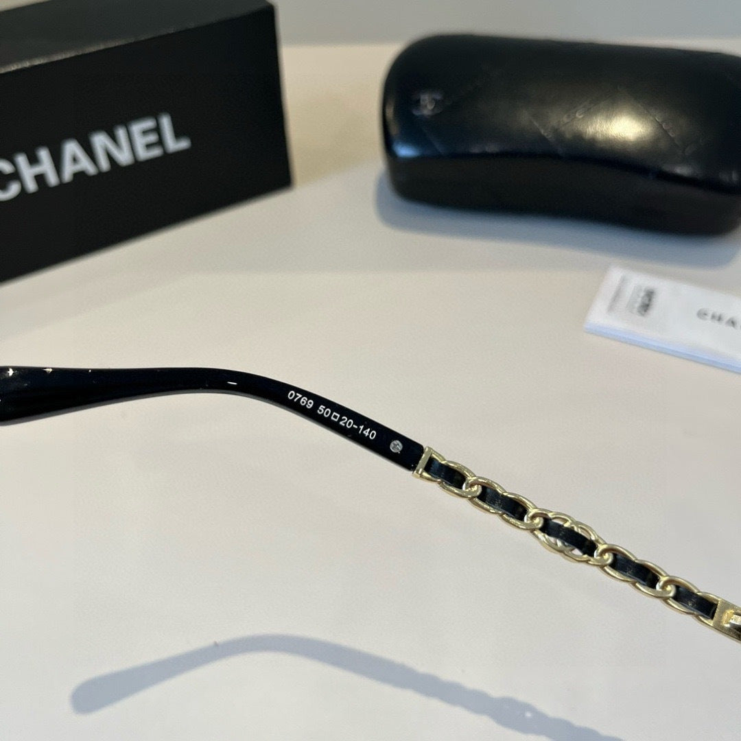 Chanel Oversized Gold Lens Sunglasses for Men & Women - 371862 - detail image 11