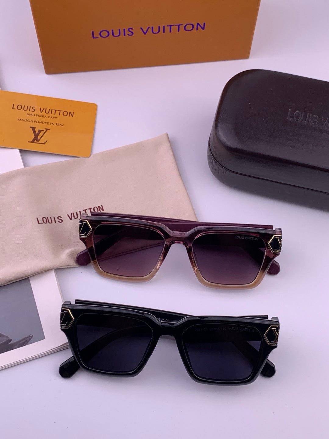 Louis Vuitton Fashion Gold Lens Sunglasses for Men & Women - 371448 - detail image 7