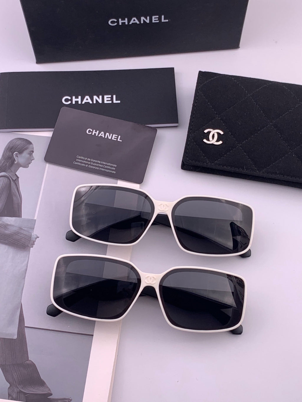 Chanel CH3551 Fashion Gold Lens Sunglasses for Men & Women - detail image 7