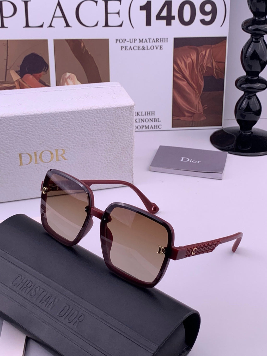 Dior D47002 Fashion Purple Lens Sunglasses for Men & Women - 371961