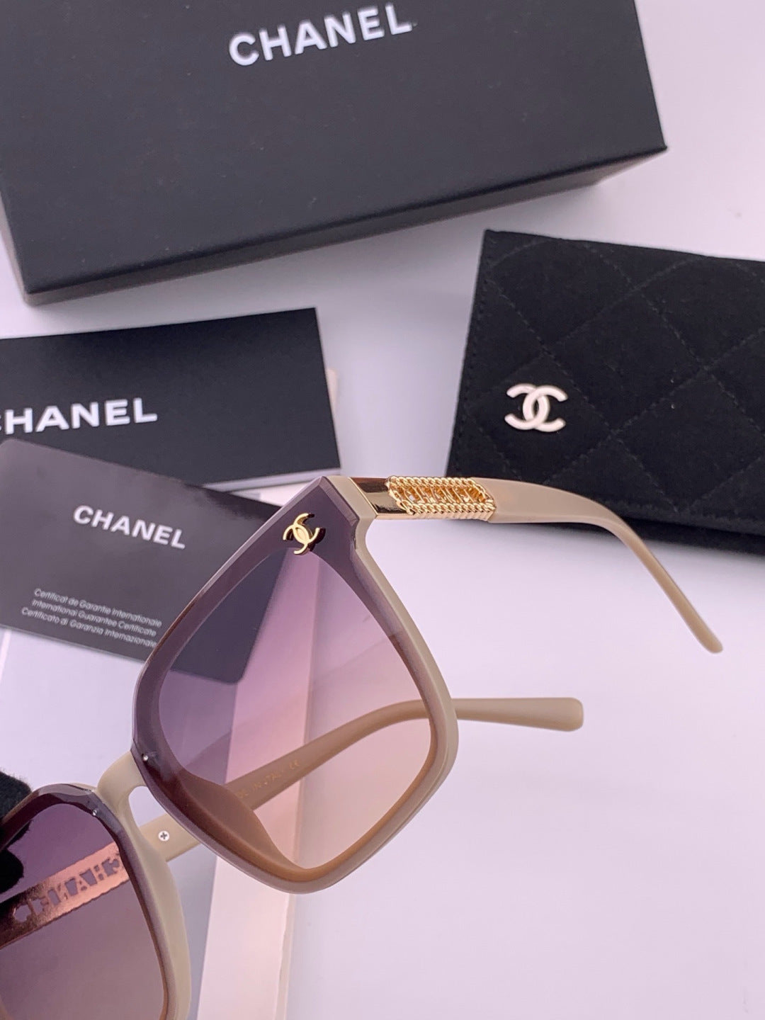 Chanel CH07003 Fashion Purple Lens Sunglasses for Men & Women - 371759 - detail image 3