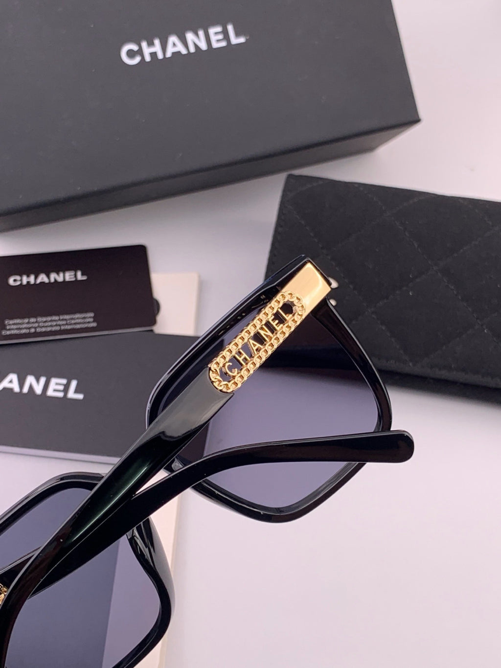 Chanel CH07003 Fashion Black Lens Sunglasses for Men & Women - 371760 - detail image 4