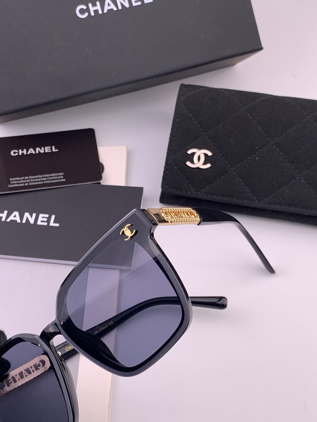 Chanel CH07003 Fashion Black Lens Sunglasses for Men & Women - 371760 - detail image 3