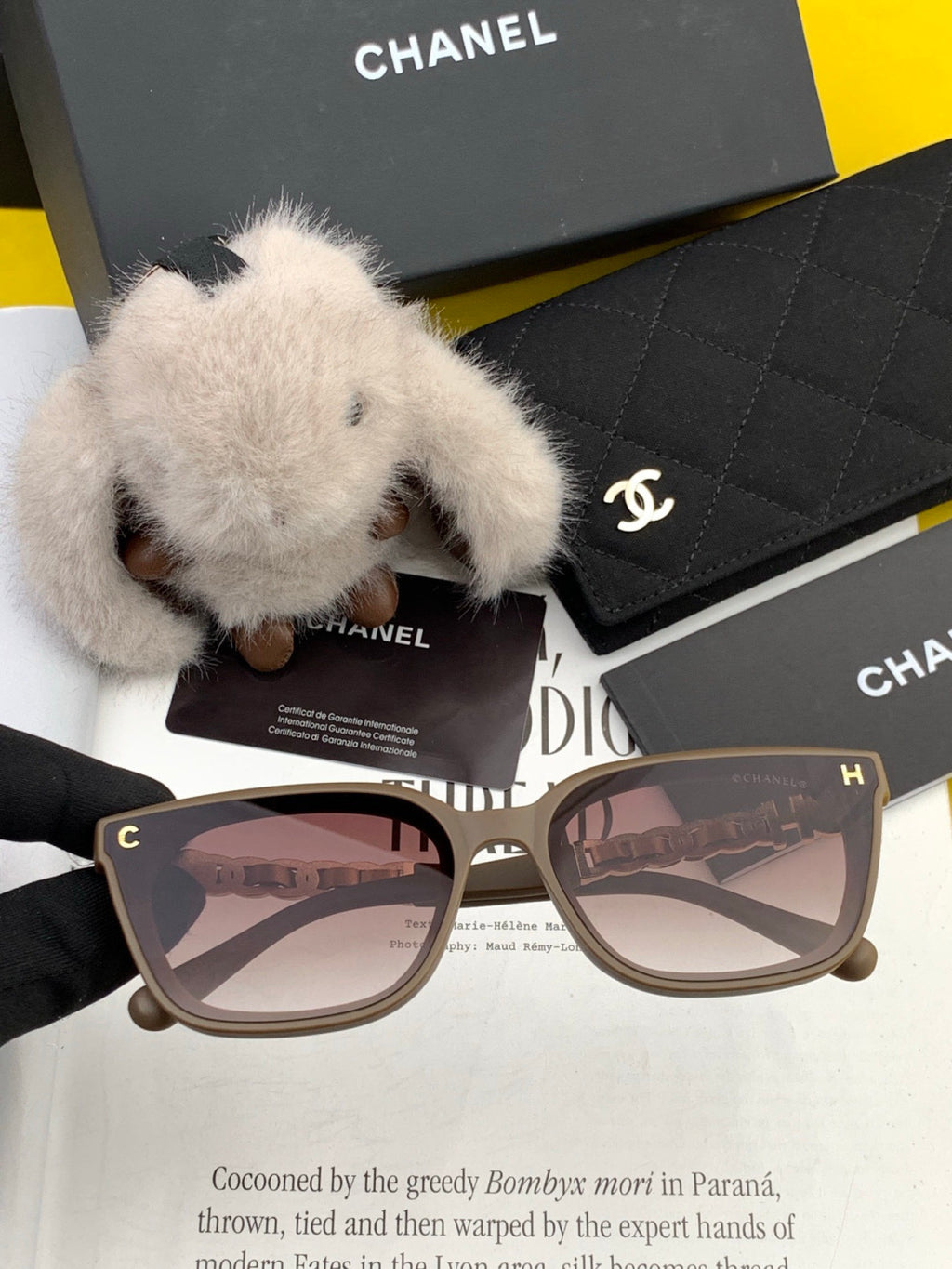 Chanel CH0303 Fashion Black Lens Sunglasses for Men & Women - 371762
