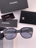 Chanel CH47004 Oversized Black Lens Sunglasses for Men & Women - 371737