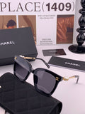 Chanel CH4231 Oversized Black Lens Sunglasses for Men & Women - 371744