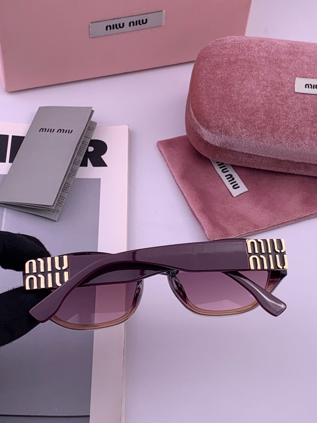 Miu Miu M7350 Fashion Purple Lens Sunglasses for Men & Women - 372435 - detail image 5