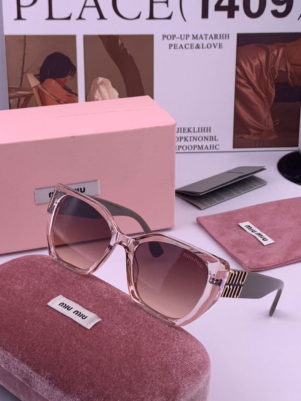 Miu Miu M1310 Fashion Purple Lens Sunglasses for Men & Women - 372438 - detail image 2