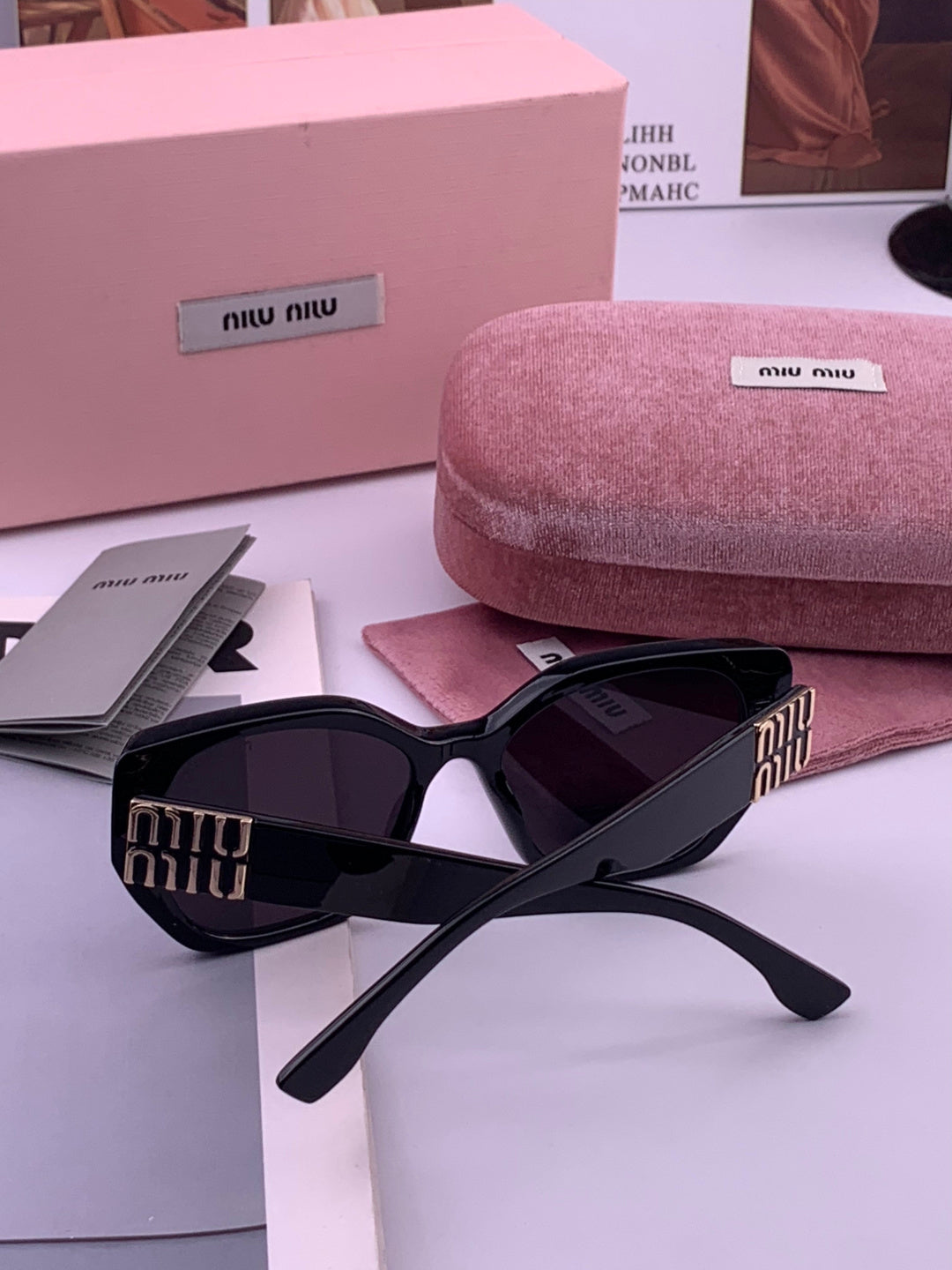 Miu Miu M1310 Fashion Black Lens Sunglasses for Men & Women - 372439 - detail image 7
