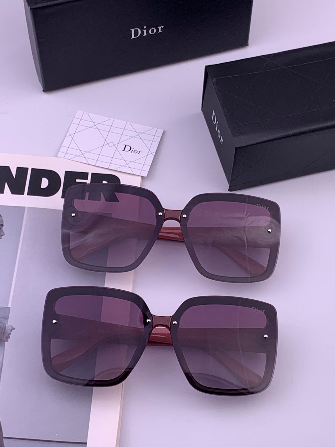 Dior CD2893 Polarized Fashion Brown Lens Sunglasses for Men & Women - 371960 - detail image 7
