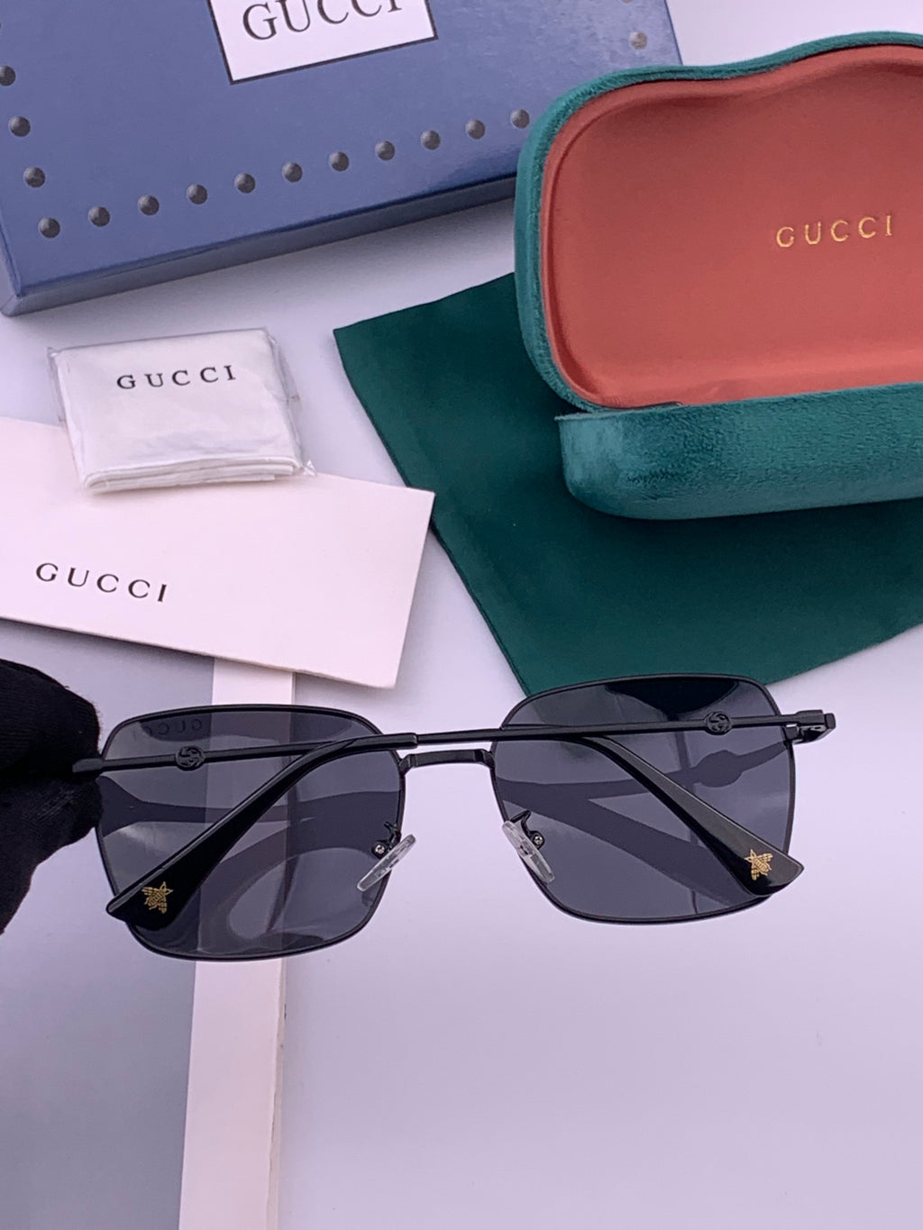 Gucci G202 Polarized Fashion Brown Lens Sunglasses for Men & Women - 371554 - detail image 4