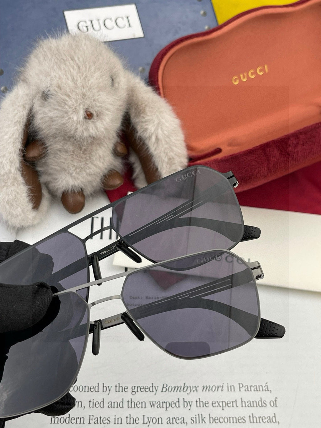 Gucci G0862 Fashion Gold Lens Sunglasses for Men & Women - 371527 - detail image 5