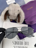 Gucci G5881 Polarized Aviator Black Lens Sunglasses for Men - 371529
