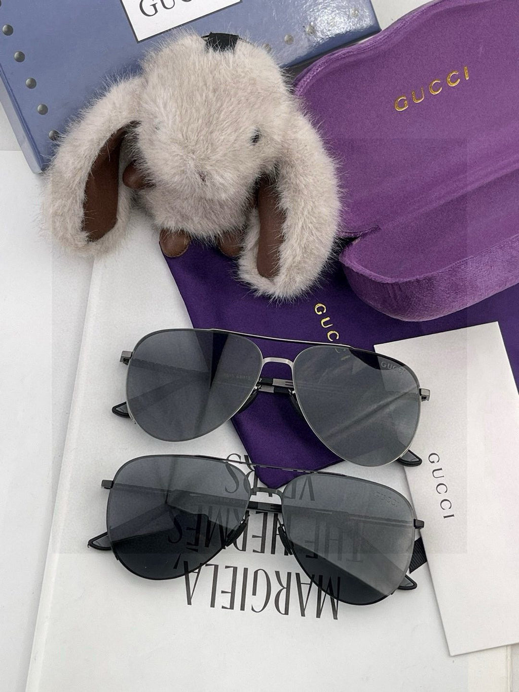 Gucci G5881 Polarized Aviator Black Lens Sunglasses for Men - 371529 - detail image 8
