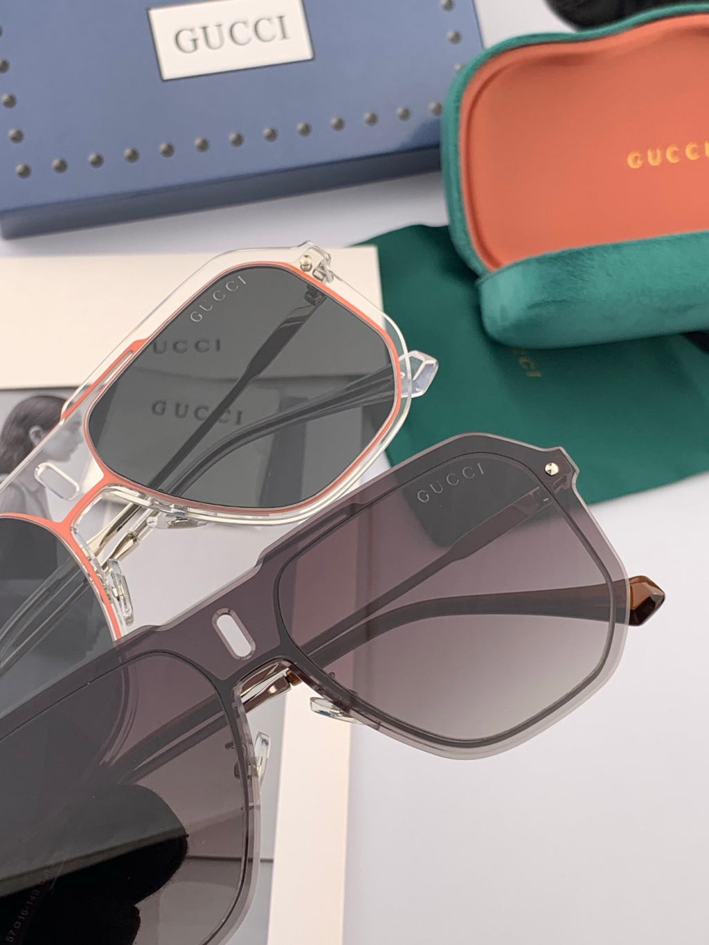 Gucci G4642 Polarized Fashion Gold Lens Sunglasses for Men & Women - 371531 - detail image 5