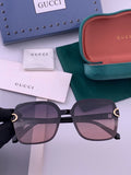 Gucci G9223 Polarized Square Brown Lens Sunglasses for Men & Women - 371521