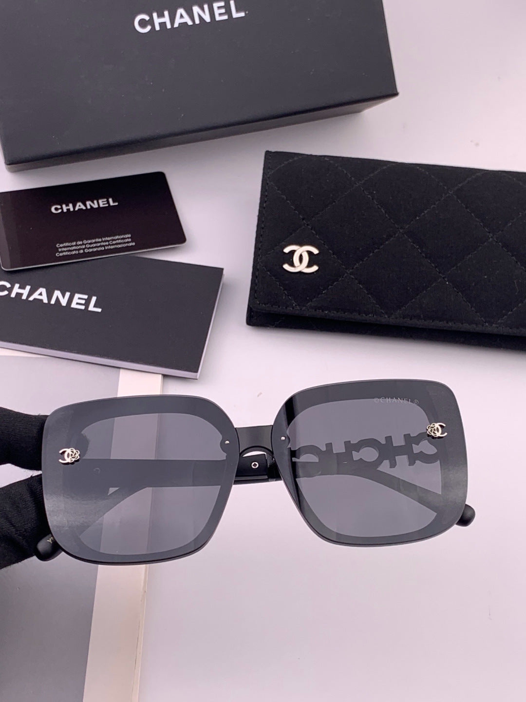 Chanel CH6991 Polarized Round Black Lens Sunglasses for Women - 371733