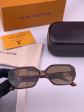 Louis Vuitton L17001 Square Black Lens Sunglasses for Women - 371303