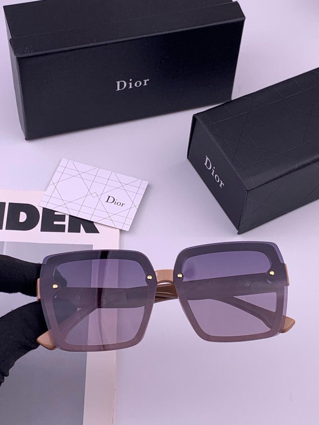 Dior CD27702 Polarized Fashion Brown Lens Sunglasses for Men & Women - 371945