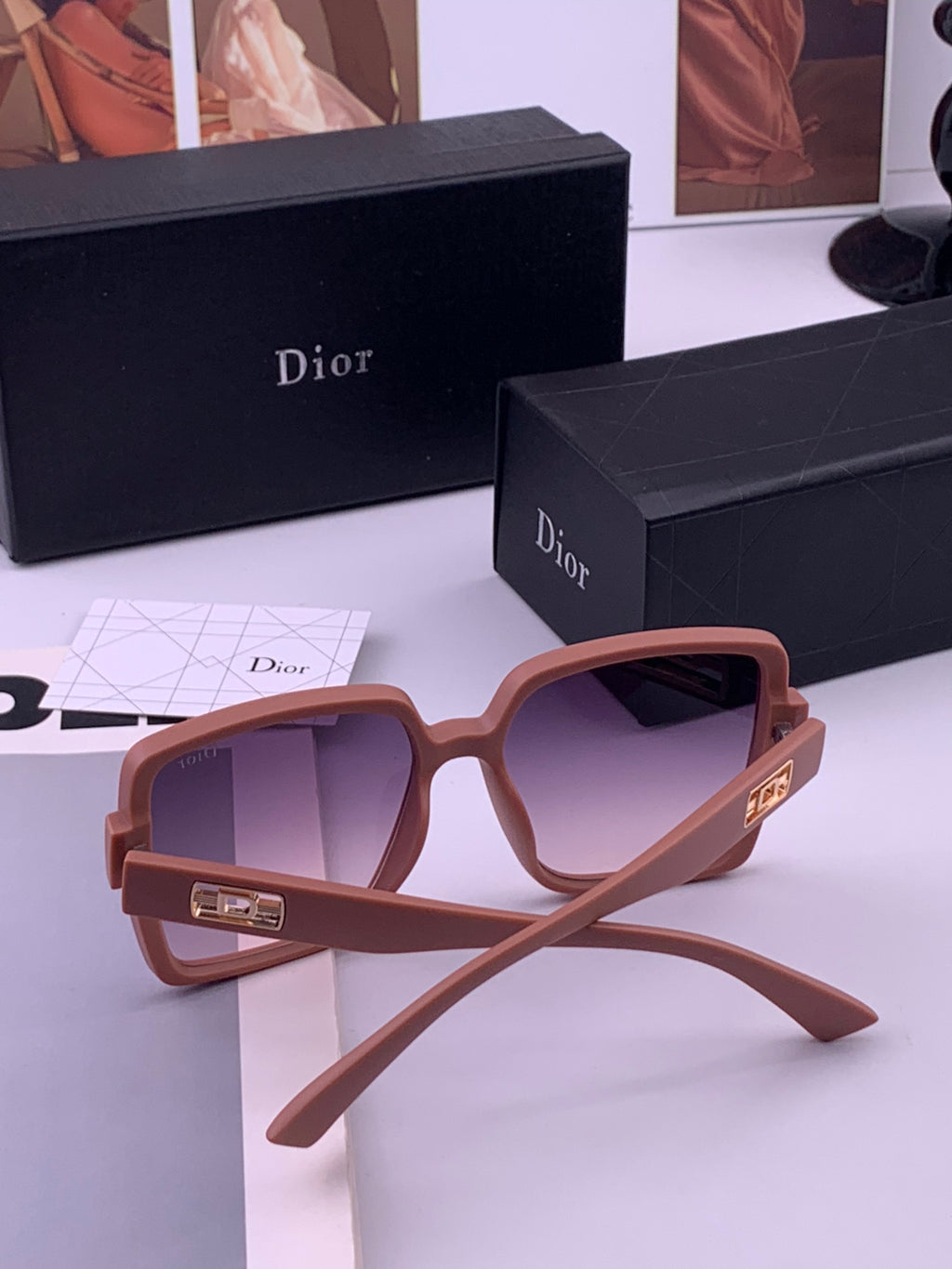 Dior D78000 Fashion Gold Lens Sunglasses for Men & Women - 371952 - detail image 6