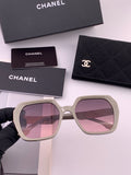 Chanel CH84022 Oversized Black Lens Sunglasses for Men & Women - 382334