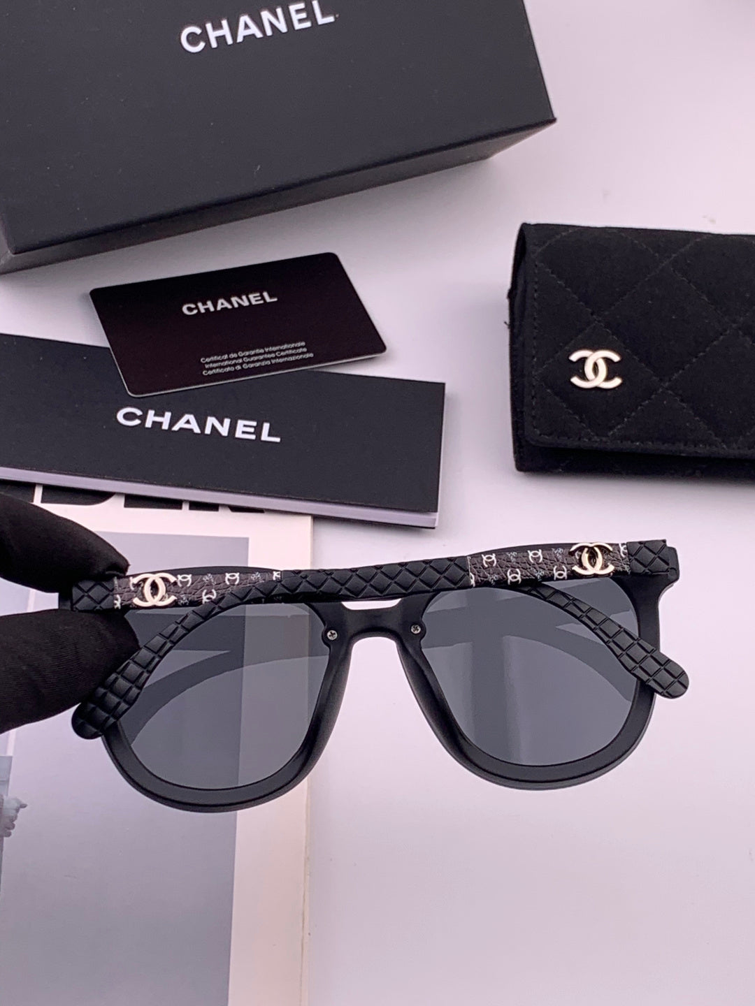 Chanel CH3620 Polarized Square Brown Lens Sunglasses for Men & Women - 382337 - detail image 6