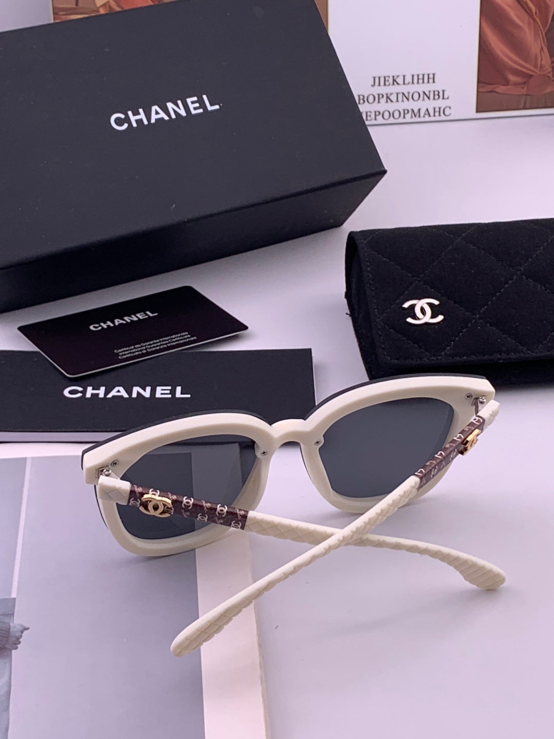 Chanel CH3620 Polarized Square Brown Lens Sunglasses for Men & Women - 382338 - detail image 4