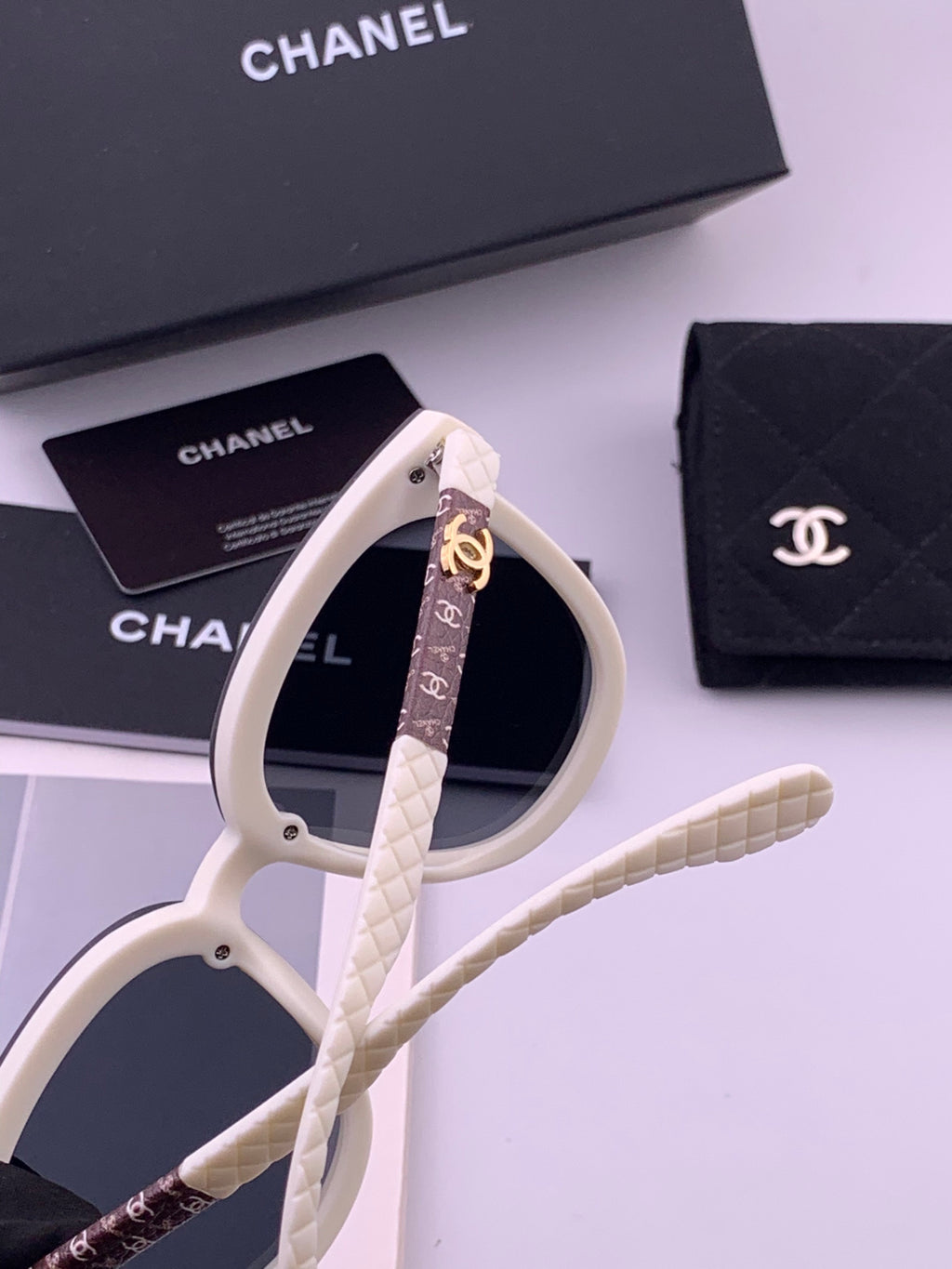 Chanel CH3620 Polarized Square Brown Lens Sunglasses for Men & Women - 382338 - detail image 5