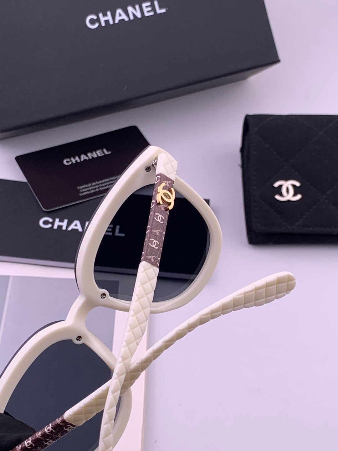 Chanel CH3620 Polarized Square Brown Lens Sunglasses for Men & Women - 382338 - detail image 5