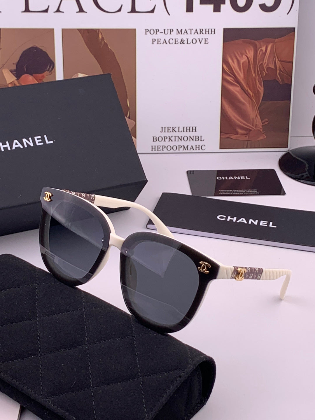 Chanel CH3620 Polarized Square Brown Lens Sunglasses for Men & Women - 382338 - detail image 2