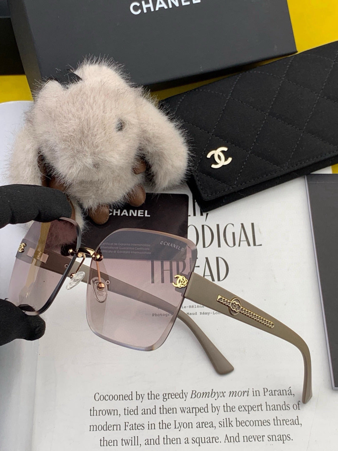 Chanel CH0551 Fashion Brown Lens Sunglasses for Men & Women - 382322 - detail image 6