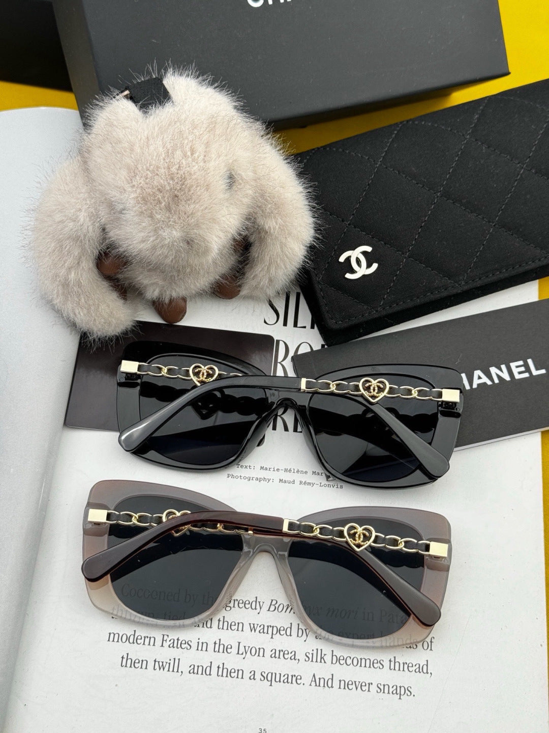 Chanel CH25801 Square Brown Lens Sunglasses for Men & Women - 382324 - detail image 6