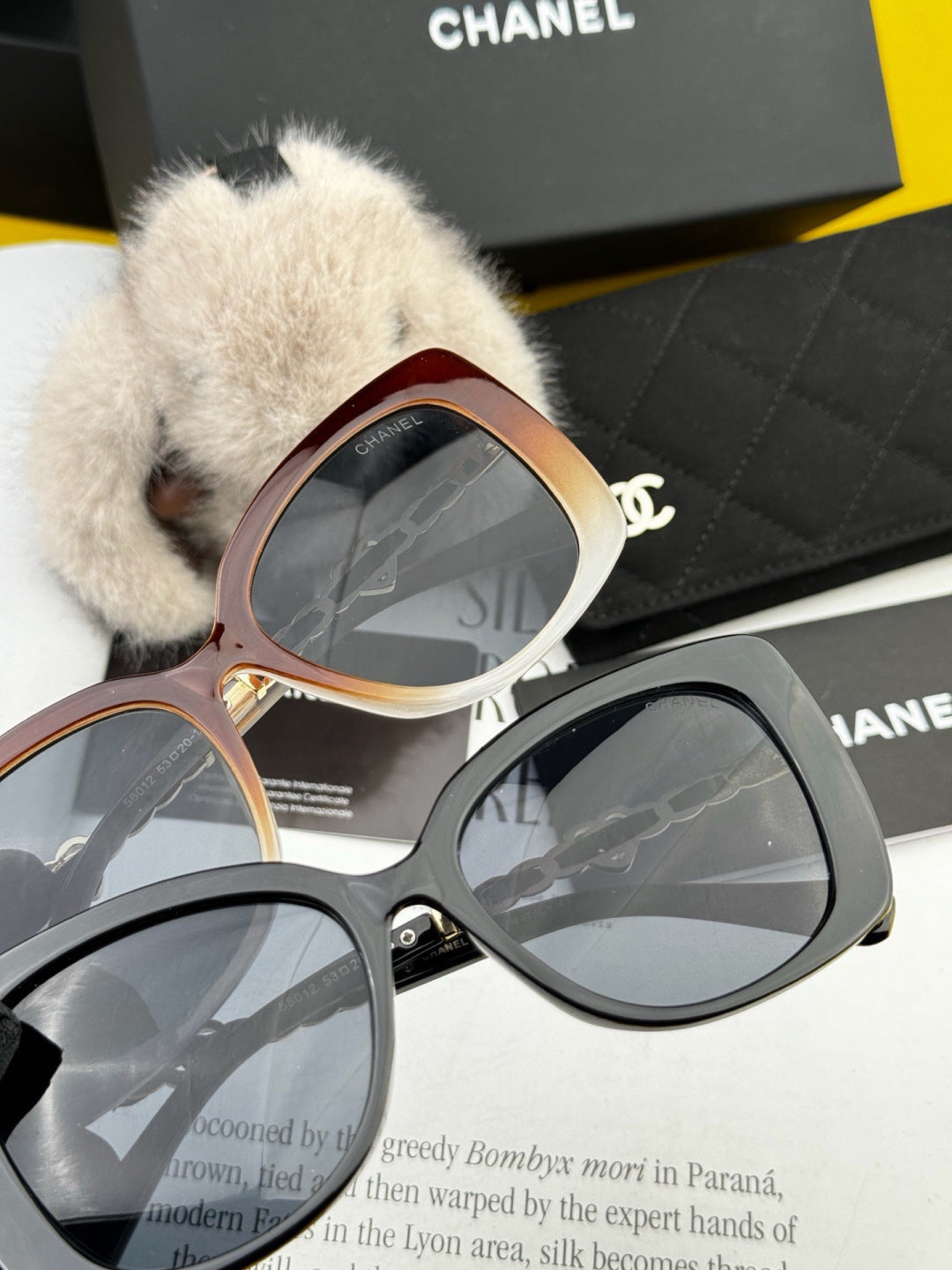 Chanel CH25801 Square Brown Lens Sunglasses for Men & Women - 382324 - detail image 5