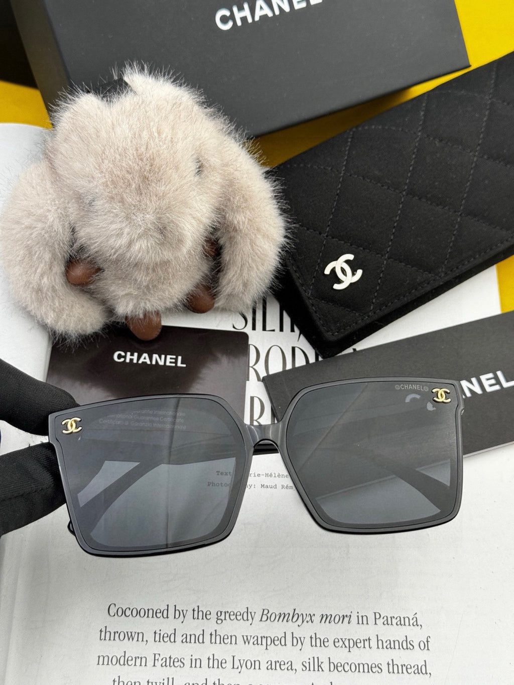 Chanel CH86901 Square Red Lens Sunglasses for Men & Women