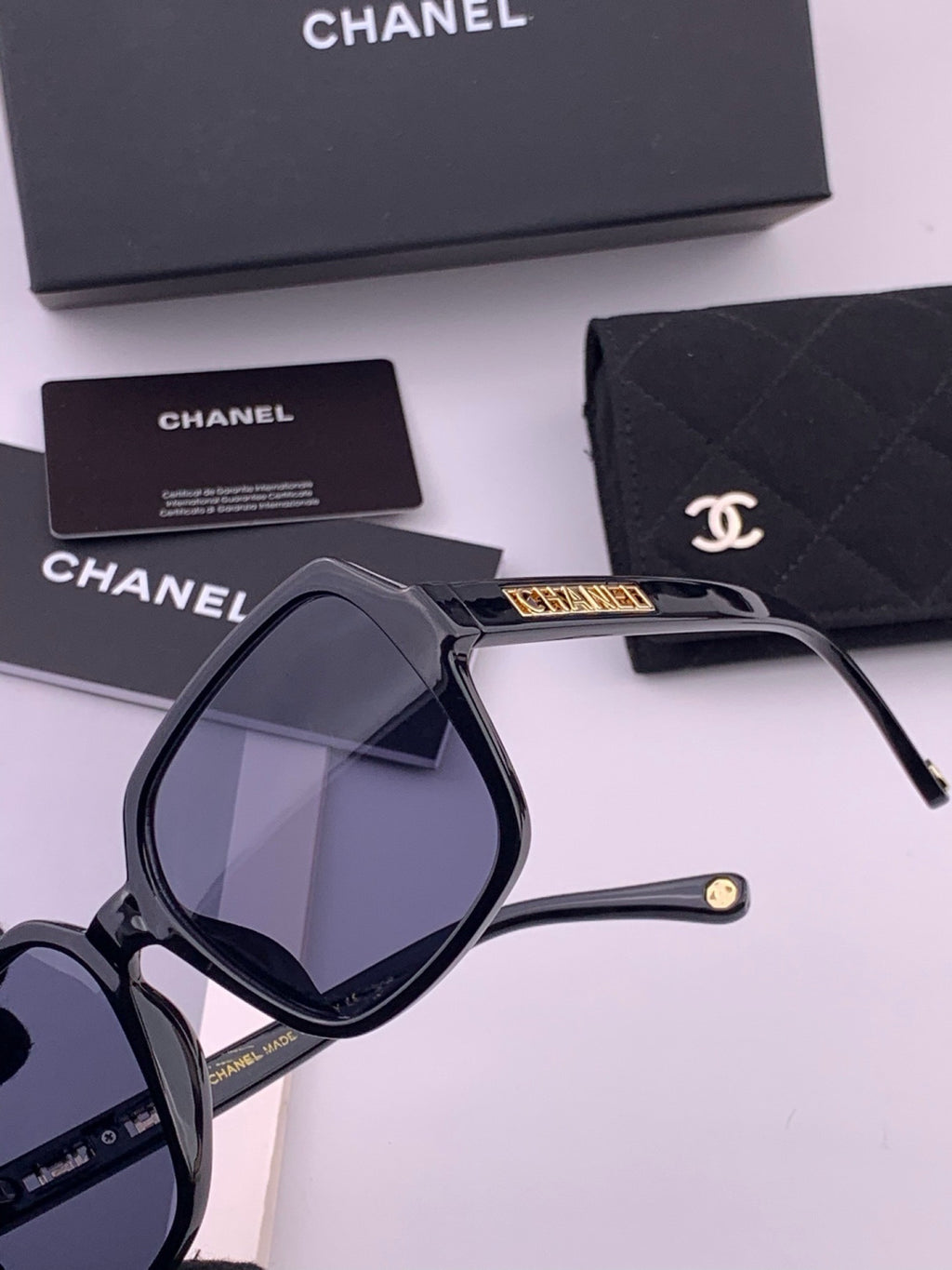 Chanel CH27002 Fashion Black Lens Sunglasses for Men & Women - 382330 - detail image 3