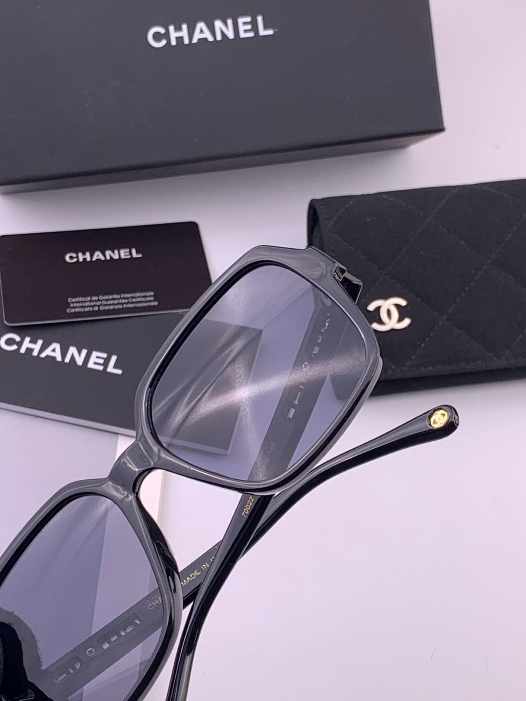 Chanel CH27002 Fashion Black Lens Sunglasses for Men & Women - 382330 - detail image 5