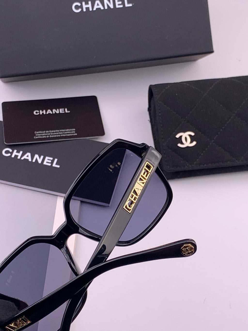 Chanel CH27002 Fashion Black Lens Sunglasses for Men & Women - 382330 - detail image 6