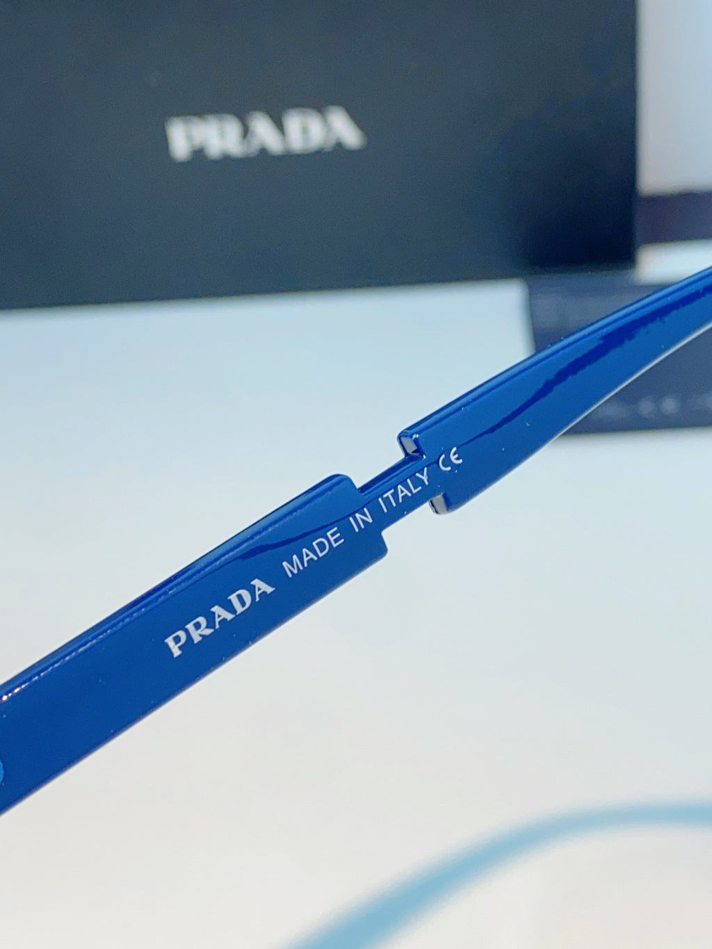 Prada Square Blue Lens Sunglasses for Men & Women - 382665 - detail image 9