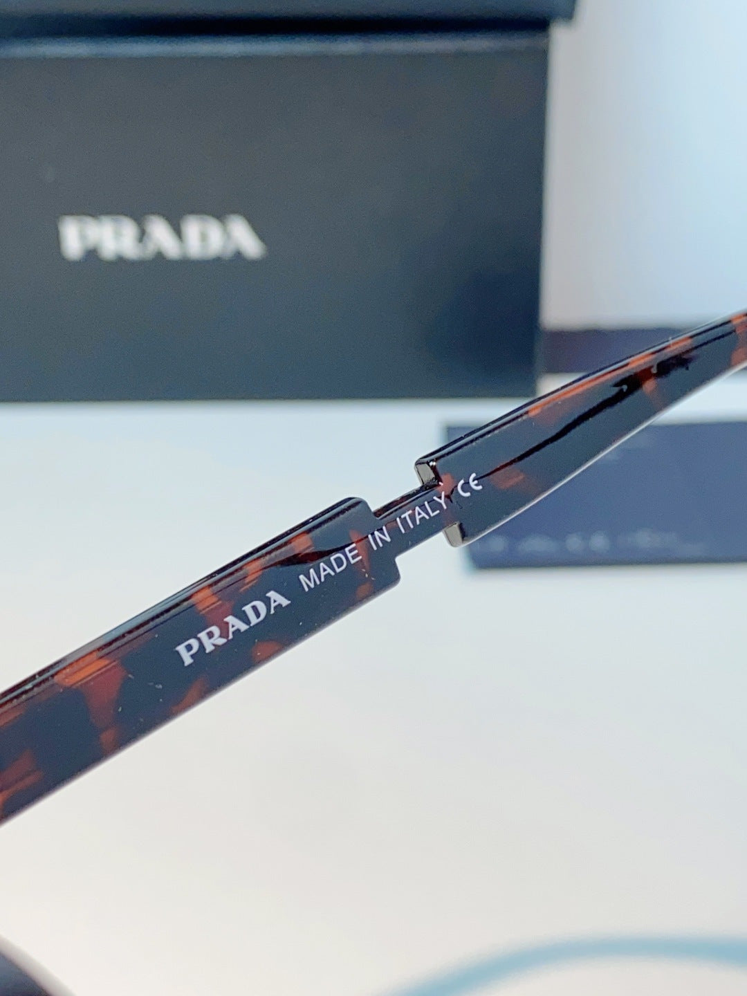 Prada Square Red Lens Sunglasses for Men & Women - 382666 - detail image 9