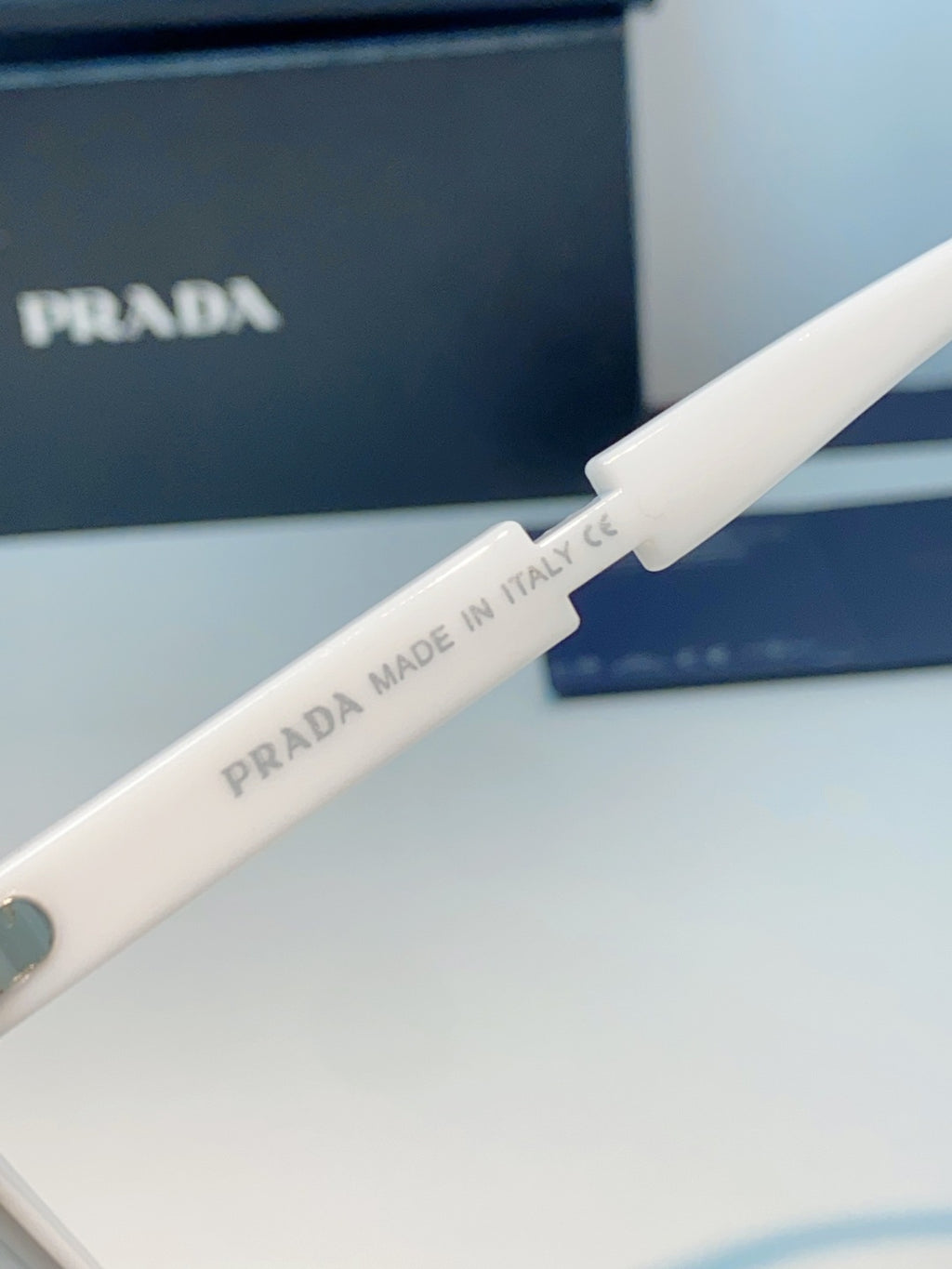 Prada Square Gray Lens Sunglasses for Men & Women - 382667 - detail image 9