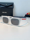Prada Square Gray Lens Sunglasses for Men & Women - 382667