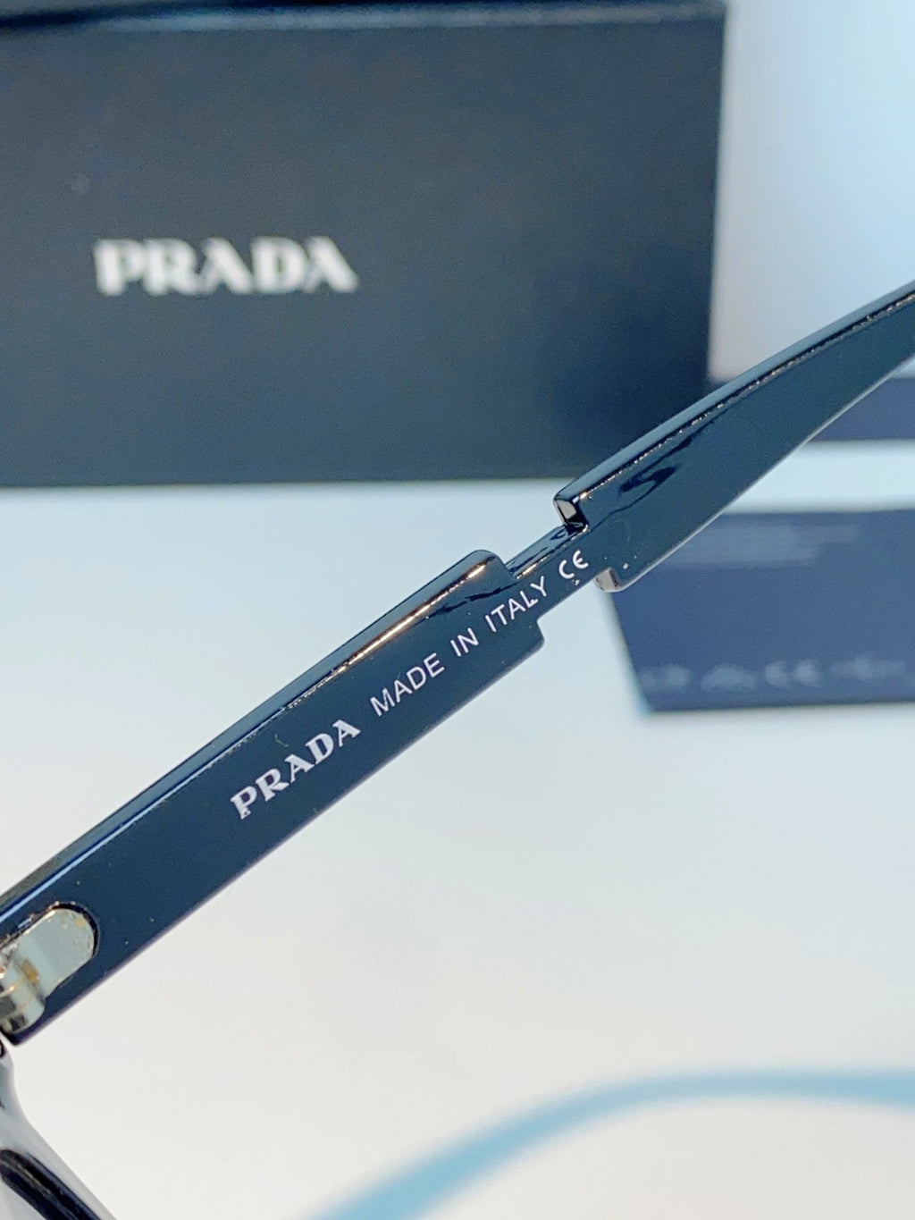 Prada Square Gray Lens Sunglasses for Men & Women - 382668 - detail image 9