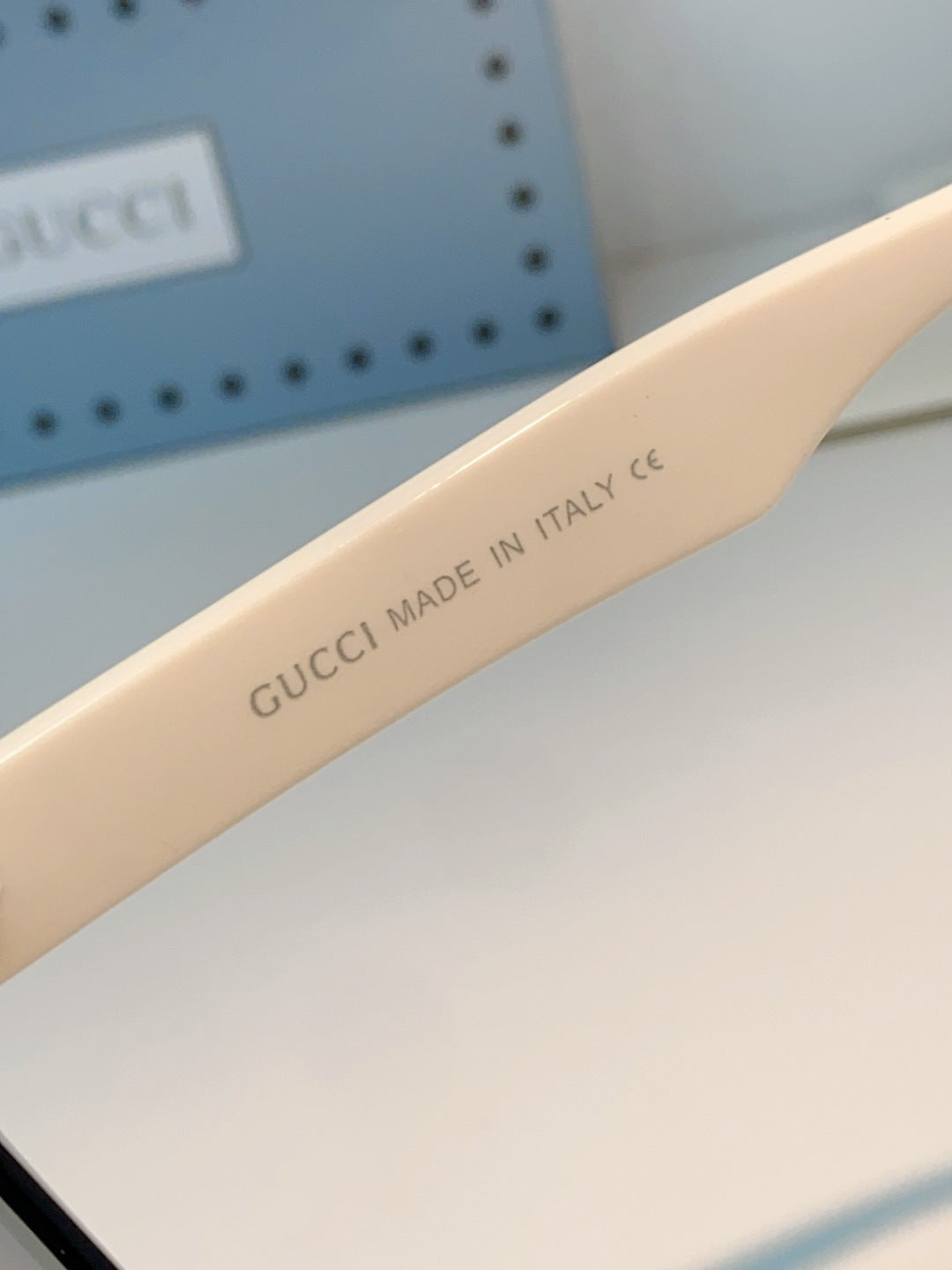 Gucci Metal Cat-Eye Gray Lens Sunglasses for Men & Women - detail image 9
