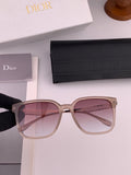 Dior CD35511 Polarized Square Gold Lens Sunglasses for Women