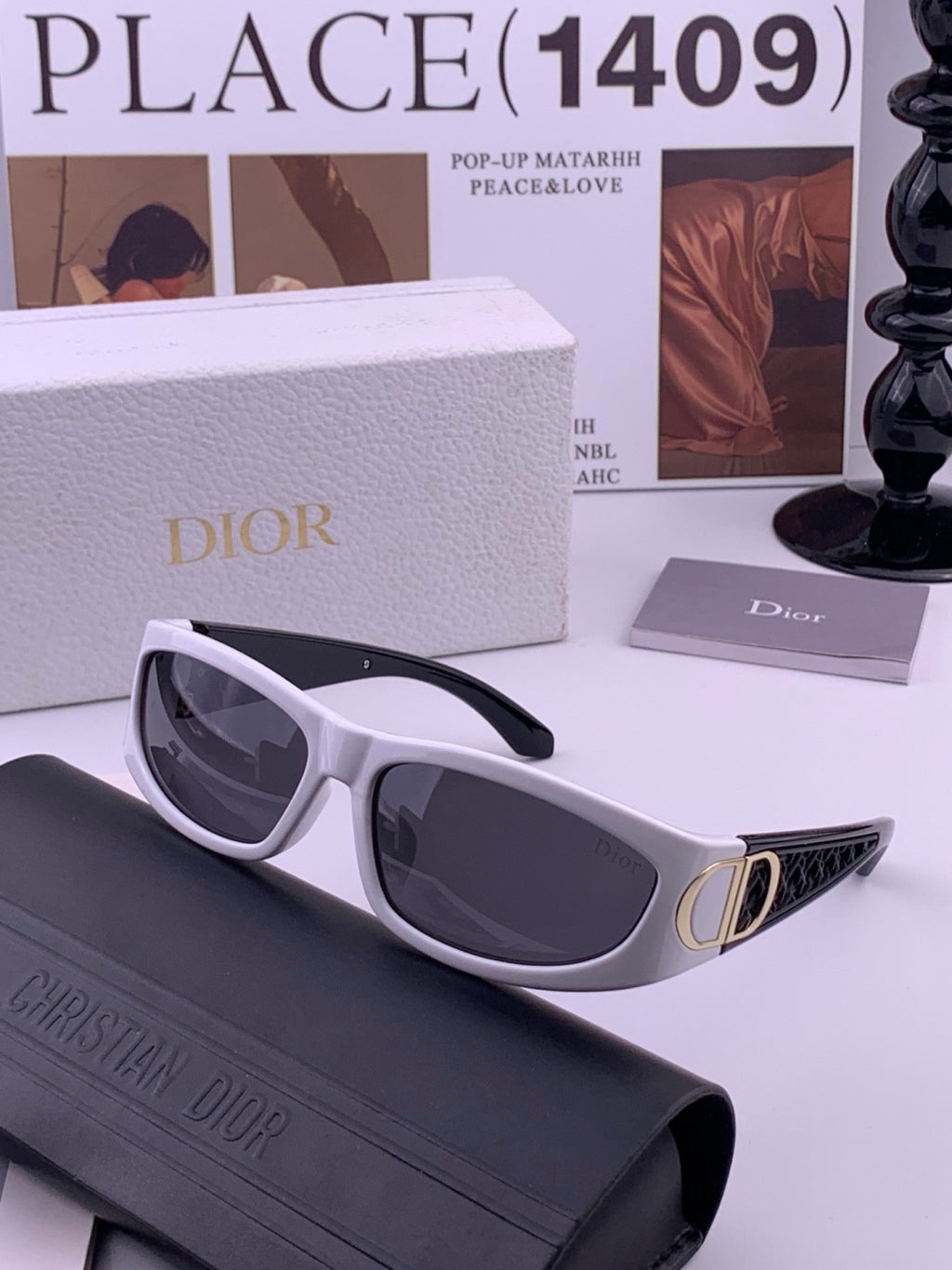 Dior CD7390 Polarized Fashion Brown Lens Sunglasses for Women - detail image 5